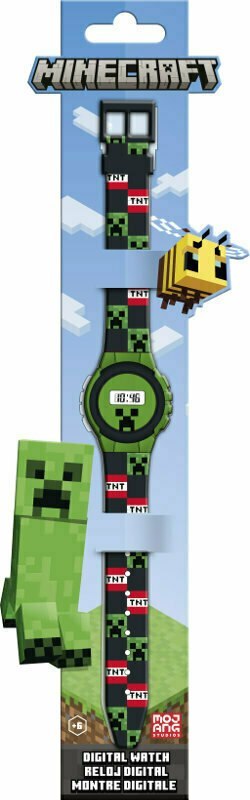 Zegarek cyfrowy KE02 ECO Minecraft (bez plastikowego opakowania) MIN4223 Kids Euroswan