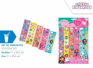 Zestaw naklejek 58 szt. Koci Domek Gabi. Gabby's Dollhouse GD00030 Kids Euroswan