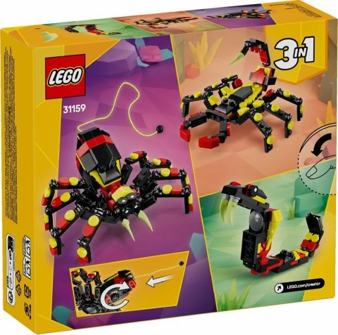 LEGO 31159 CREATOR Dzikie zwierzęta: niezwykły pająk p4