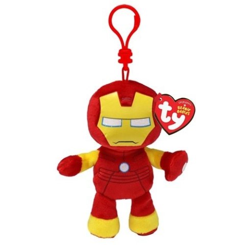 Maskotka brelok TY Beanie Babies Marvel IRON MAN Clip 8,5cm 34007