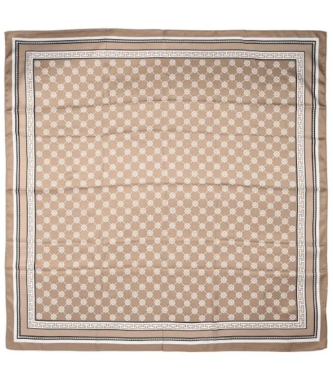 Stylowa chusta Elegancka Mix pięknych wzorów 90x90 cm (Wielokolorowy)