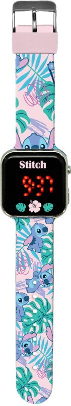 Zegarek LED z kalendarzem Stitch LAS4091 Kids Euroswan