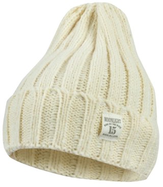 Ciepła czapka unisex Uniwersalna Beanie Jednokolorowa (Beżowy)