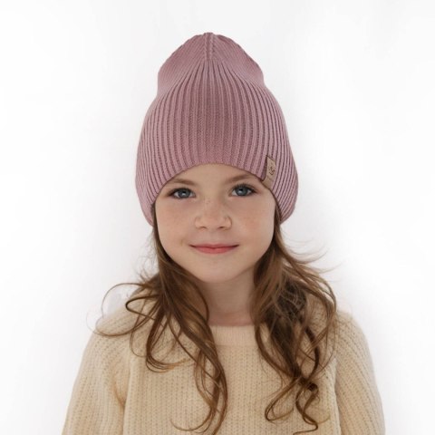 Beret jesienny, wiosenny dla dziewczynki, morelowy Silana Beret jesienny, wiosenny dla dziewczynki, morelowy Silana