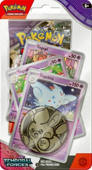 Pokemon TCG: Scarlet & Violet - Temporal Forces - Premium Checklane Blister p12 mix cena za 1 szt