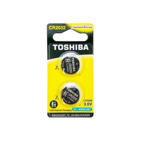 Bateria TOSHIBA CR2032 x2 cena za blister