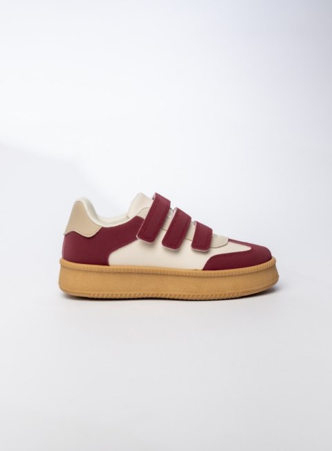 Damskie Sneakersy - Bordowe AURORA WINE - 38 Damskie Sneakersy - Bordowe AURORA WINE - 38