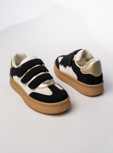 Damskie Sneakersy - Czarne AURORA BLACK - 37 Damskie Sneakersy - Czarne AURORA BLACK - 37
