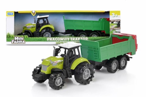 Traktor z przyczepą mini farma 132926 Artyk