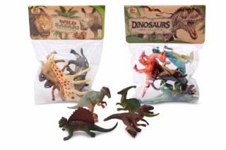 Zestaw figurek Safari / Dinozaury 4 el. 162176 mix cena za 1 szt