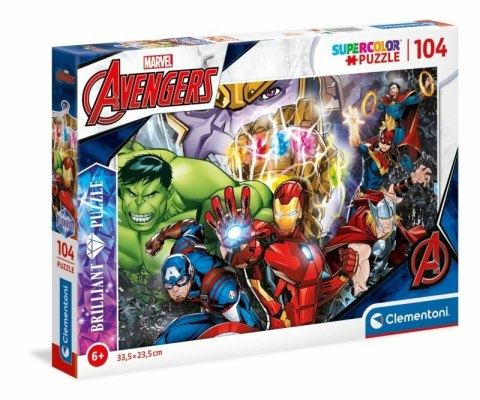 Clementoni Puzzle 104el brilliant Marvel 20181