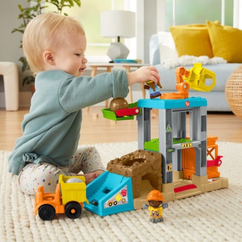 Fisher-Price Little People Plac budowy Zestaw z dźwiękiem HCJ64 p2 MATTEL