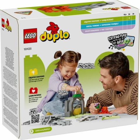 LEGO 10425 DUPLO TOWN Tunel i tory kolejowe - zestaw rozszerzający 3p