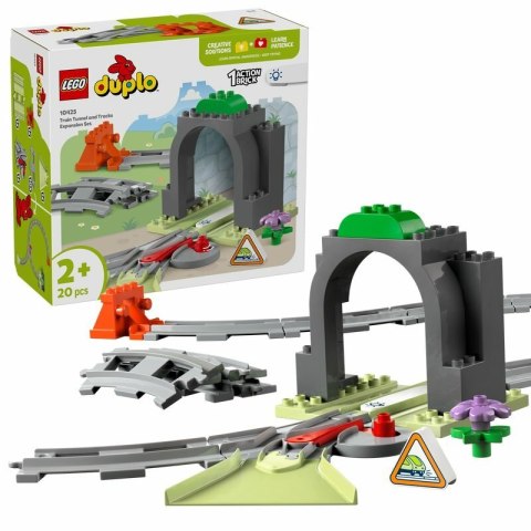 LEGO 10425 DUPLO TOWN Tunel i tory kolejowe - zestaw rozszerzający 3p