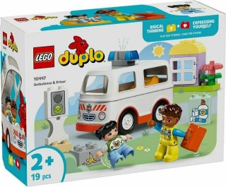 LEGO 10447 DUPLO TOWN Karetka z kierowcą 4p