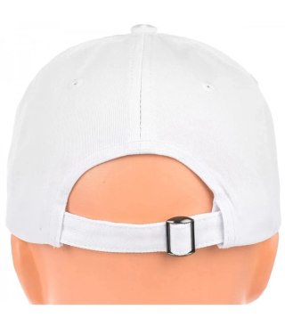 Czapka z daszkiem bawełniana regulowana unisex haft CALIFORNIA (Biały)
