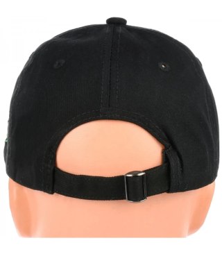 Czapka z daszkiem bawełniana regulowana unisex haft CALIFORNIA (Czarny)