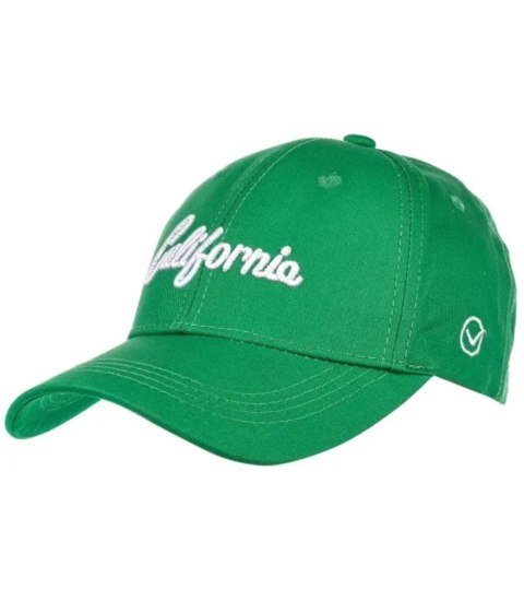 Czapka z daszkiem bawełniana regulowana unisex haft CALIFORNIA (Zielony) Czapka z daszkiem bawełniana regulowana unisex haft CALIFORNIA (Zielony)