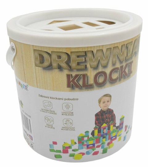 PROMO Klocki drewniane 100el 1005103