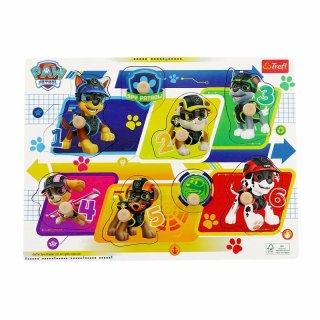 Puzzle medium Paw Patrol spy Zabawka drewniana 61630 Trefl