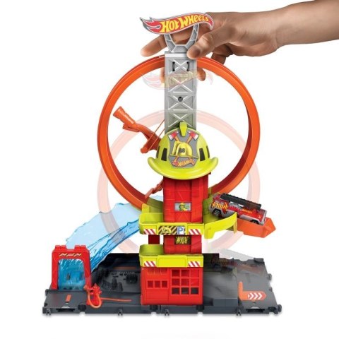 Hot Wheels City Remiza strażacka - Superpętla Zestaw HKX41 MATTEL