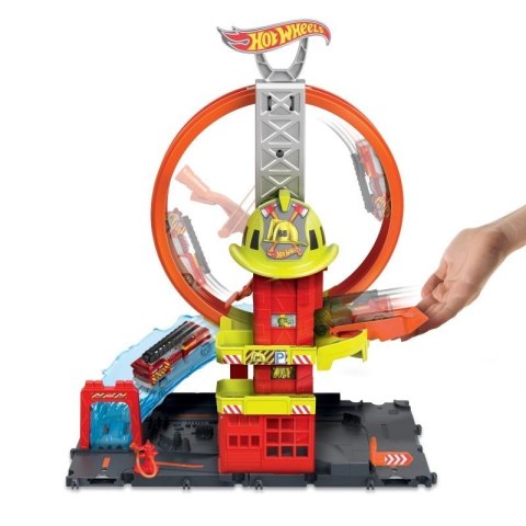 Hot Wheels City Remiza strażacka - Superpętla Zestaw HKX41 MATTEL