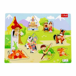 Puzzle medium Knight's castle Zabawka drewniana 61635 Trefl