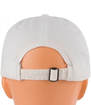 Czapka z daszkiem bawełniana regulowana unisex haft BOSTON (Biały)