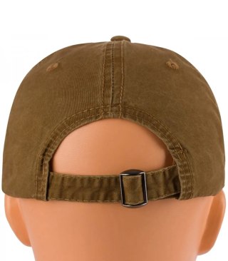 Czapka z daszkiem bawełniana regulowana unisex haft BOSTON (Brązowy)