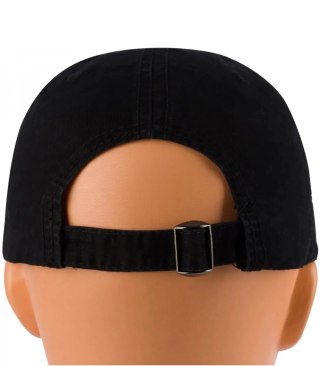 Czapka z daszkiem bawełniana regulowana unisex haft BOSTON (Czarny)