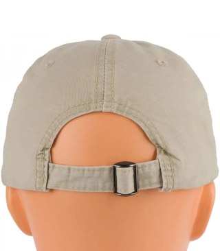 Czapka z daszkiem bawełniana regulowana unisex haft BOSTON (Ecru)