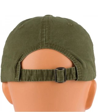 Czapka z daszkiem bawełniana regulowana unisex haft BOSTON (Zielony)