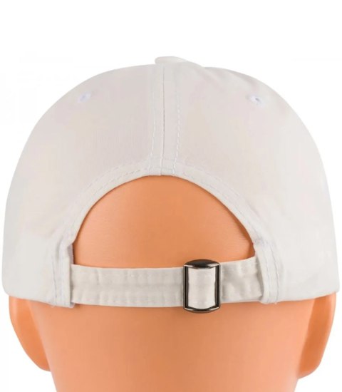 Czapka z daszkiem bawełniana regulowana unisex haft BROOKLYN (Biały) Czapka z daszkiem bawełniana regulowana unisex haft BROOKLYN (Biały)