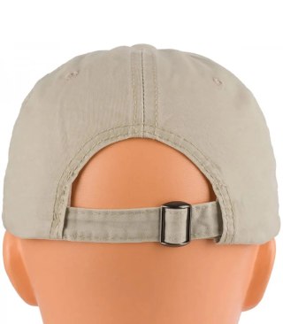 Czapka z daszkiem bawełniana regulowana unisex haft BROOKLYN (Ecru)