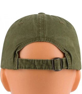 Czapka z daszkiem bawełniana regulowana unisex haft BROOKLYN (Zielony)