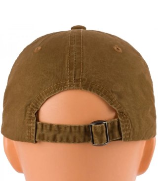 Czapka z daszkiem bawełniana regulowana unisex haft CALIFORNIA (Brązowy)