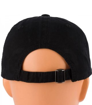 Czapka z daszkiem bawełniana regulowana unisex haft CALIFORNIA (Czarny)