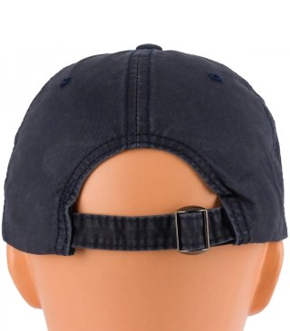 Czapka z daszkiem bawełniana regulowana unisex haft CALIFORNIA (Granatowy)