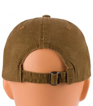 Czapka z daszkiem bawełniana regulowana unisex haft NEW YORK (Brązowy)