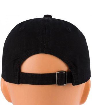 Czapka z daszkiem bawełniana regulowana unisex haft NEW YORK (Czarny)