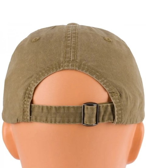 Czapka z daszkiem bawełniana regulowana unisex haft CALIFORNIA (Beżowy) Czapka z daszkiem bawełniana regulowana unisex haft CALIFORNIA (Beżowy)