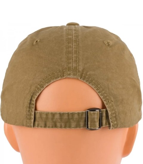 Czapka z daszkiem bawełniana regulowana unisex haft CALIFORNIA (Beżowy) Czapka z daszkiem bawełniana regulowana unisex haft CALIFORNIA (Beżowy)