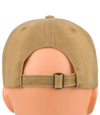 Czapka z daszkiem jeans cieniowana regulowana unisex haft NY (Beżowy)