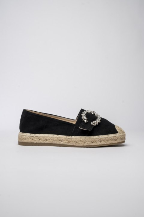 Damskie Espadryle LUNARA BLACK - Stylowe Buty na Lato - 41 Damskie Espadryle LUNARA BLACK - Stylowe Buty na Lato - 41