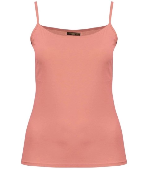 Damski top na ramiączka podkoszulka kolory (Różowy) 2XL/3XL Damski top na ramiączka podkoszulka kolory (Różowy) 2XL/3XL