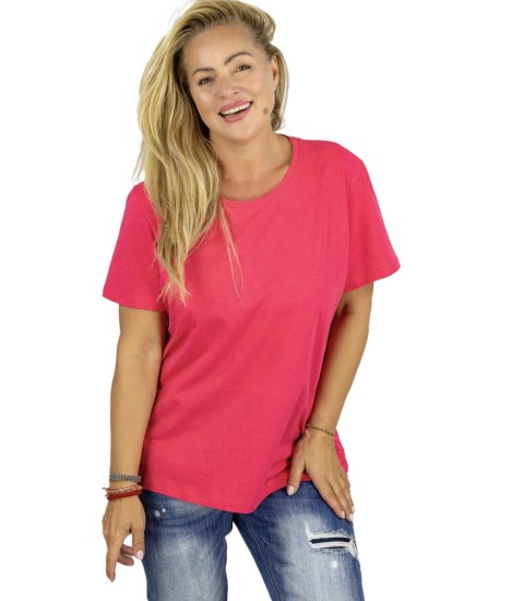 Bluzka koszulka t-shirt top bawełniana (Czerwony) 2XL/3XL Bluzka koszulka t-shirt top bawełniana (Czerwony) 2XL/3XL