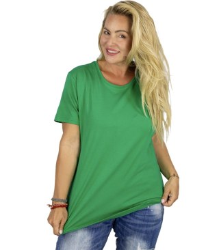 Bluzka koszulka t-shirt top bawełniana (Zielony) 2XL/3XL