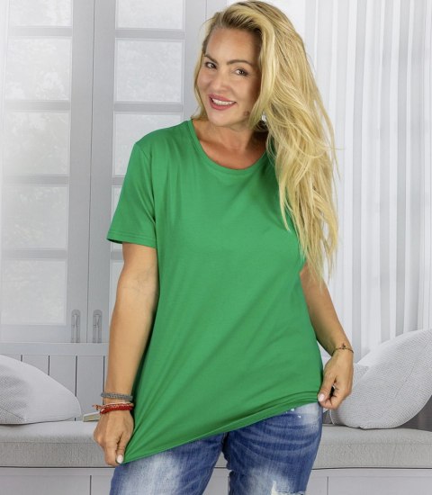 Bluzka koszulka t-shirt top bawełniana (Zielony) 2XL/3XL Bluzka koszulka t-shirt top bawełniana (Zielony) 2XL/3XL