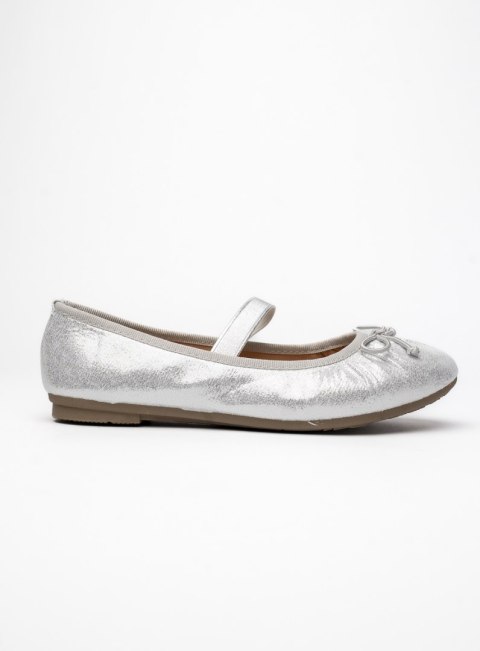 Damskie Baleriny ELVINA - SILVER Damskie Baleriny ELVINA - SILVER