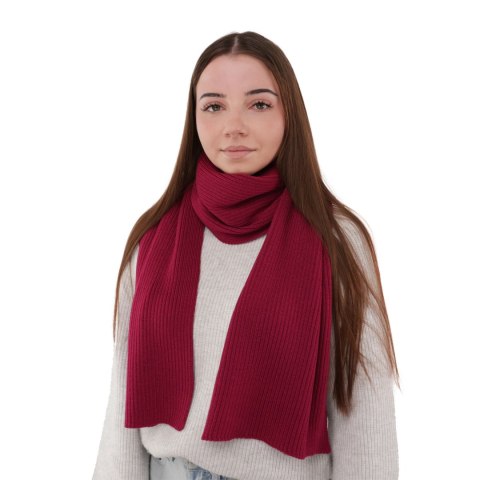 Szalik zimowy damski, szary, 100% wełniana merino Jessica Szalik zimowy damski, szary, 100% wełniana merino Jessica